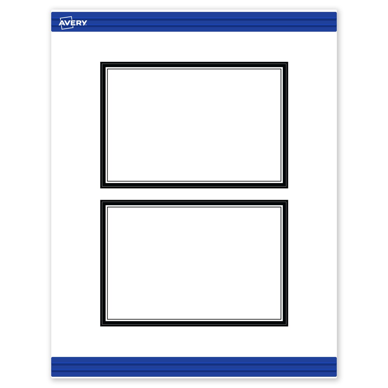 Avery Printable Rectangle Postcards, Double Black Border, 4" x 6", Matte White Rectangle Postcards, Laser/Inkjet, 20ct, Great for Postcards